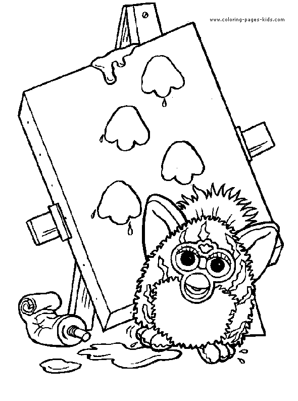 Furby Coloring Pages | Furby Manual